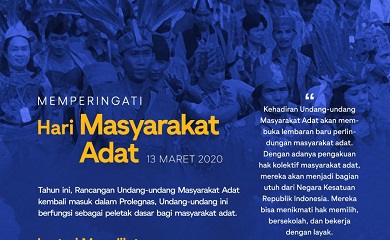 Menjadikan Masyarakat Adat Bagian Seutuhnya dari Republik Indonesia